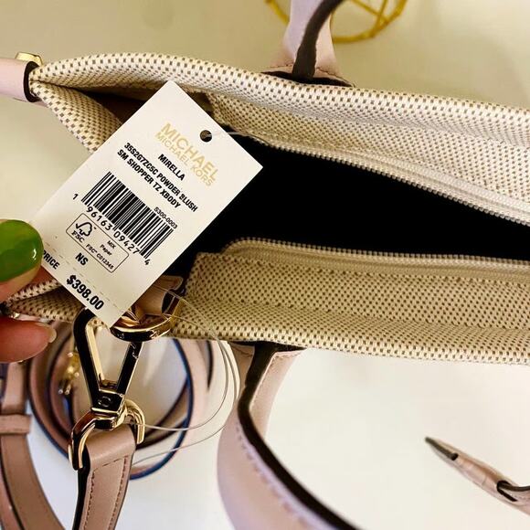 Michael Kors 35S2G7ZC5C Milerra SM Shopper Tz Xbody Blush - Picture 6 of 7